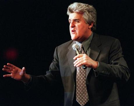 Jay Leno performed for the Mass Dental Society at the Westin Hotel in Boston on Jan. 24, 1999.
